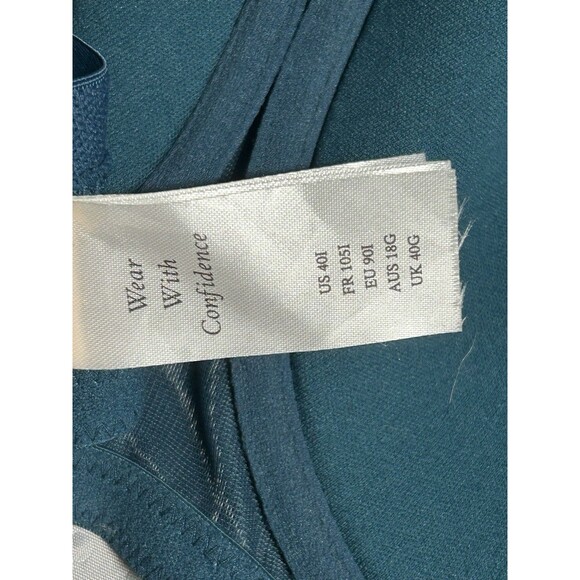 Playful Promises Felicity Hayward Teal harness Bra 40I Fetish Punk Whimsical - Picture 8 of 10